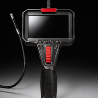 Caméra endoscopique industrielle, caméra d'inspection à 360 degrés avec lumière LED, caméra vidéo portative pour mécanicien