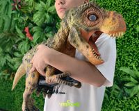 Marionnette animatronique en silicone pour bébé, T-rex, à vendre