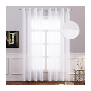 <span class=keywords><strong>Rideau</strong></span> Voile <span class=keywords><strong>Blanc</strong></span> en Polyester Prêt-à-Poser pour Fenêtre, Vente en Gros - Product Image 1