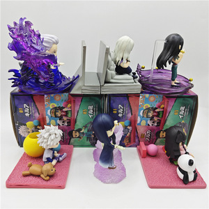 6 unids/set <span class=keywords><strong>HUNTER</strong></span> PVC Anime figura <span class=keywords><strong>GON</strong></span> <span class=keywords><strong>FREECSS</strong></span> Killua Zoldyck Kurapika Chrollo Lucilfer Hisoka modelo de juguete 5 ~ 8CM - Product Image 3