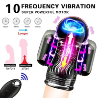 Ferngesteuerter Eichel-Vibrator Penis-Massagegerät Verzögerter Ejakulations-Trainer Männliches Masturbationsgerät Erotikprodukte für Männer