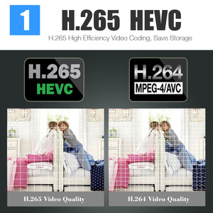 4CH 5MP 2MP 1080P NVR POE máy ảnh Kit phát hiện khuôn mặt tầm nhìn ban đêm CCTV Camera toàn Bộ giám sát ngoài trời nhà Hệ thống an ninh - Product Image 3