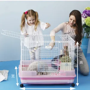 100cm urine-proof Deluxe double-drawer Rabbit Cage