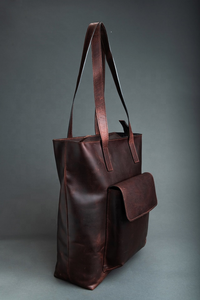 Bolso Tote de Mano Doble de Cuero Genuino para Mujer, Bolso de Hombro Casual para Compras, Bolso Tote Resistente al Agua - Product Image 2