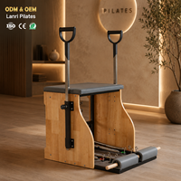 Chaise de Pilates professionnelle en bois de chêne, chaise Wunda avec poignées de résistance réglables pour la maison, la salle de sport, le studio de yoga, équipement de fitness