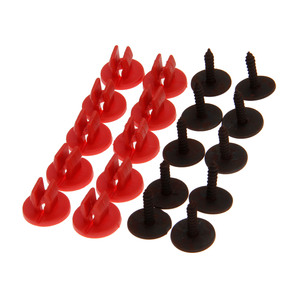 QY <b>Engine</b> <b>Hood</b> Clips 20pcs Black Red For Ford Replacement Auto Fasteners - Product Image 2
