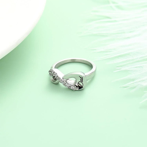 Bijoux de crémation Anneau de crémation pour cendres en acier inoxydable êtres chers cendres souvenir bague urne médaillon bijoux commémoratifs - Product Image 4