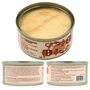 Alimento Húmedo para Mascotas, Perros y Gatos, con Alto Contenido de Proteínas, Nutrición Completa, Sabor a Atún, Pollo y Salmón, Suministro Directo de Fábrica OEM ODM - Product Image 4