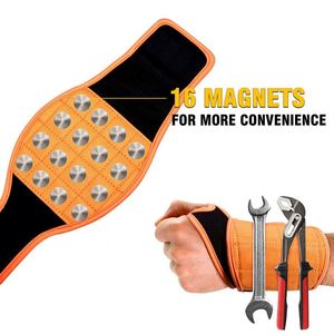 Top Sales Fabric Folding Storage Bags 16 Magnet Design with Oxford Material Washable Magnetic Thumb Loop for Holding <b>Screws</b> - Product Image 2