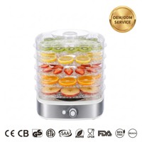 Service OEM ODM, déshydrateur alimentaire électrique certifié CE FDA LFGB, 5 étages, pour la cuisine, la viande, les collations, les herbes, sécheuse