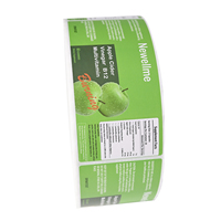 Autocollants avec logo personnalisé Étiquettes auto-adhésives Imperméable Vinyle Pvc Impression Eau Jus Boissons Bouteille Autocollants Impression d'emballages