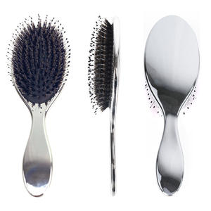 หวีแปรงขนหมูป่าผสมไนลอนสำหรับผู้ใหญ่ด้ามพลาสติกมันวาวแบบจีน - Product Image 5