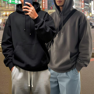 Sweat à capuche pour homme Kingsen en coton lourd avec logo personnalisé - Streetwear printanier, écologique et respirant - Product Image 1