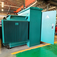 Transformateur Hentg 750 Kva triphasé monté sur socle, transformateur compact pour postes de transformation, transformateur monté sur socle type kiosque, transformateur MVA monté sur socle - 13800v