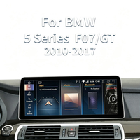 Unidad Principal GPS Android con Pantalla Táctil QLED IPS de 10.25 Pulgadas para BMW Serie 5 F07 (2010-2017), WiFi Integrado, CarPlay Inalámbrico, Android Auto