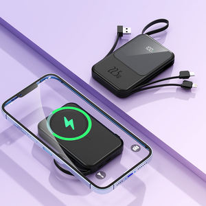 Batterie externe magnétique sans fil <span class=keywords><strong>portable</strong></span> 10000 mAh à chargement rapide, affichage LED, câble inclus pour iPhone – Meilleure vente - Product Image 4
