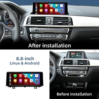 Système de navigation pour voiture avec écran central de 8,8 pouces pour les modèles BMW Série 1/2/3 F20 F22 M2 F87 2013-2016