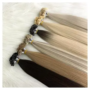 Wholesale u tip hair extensions human hair extensions 100% human hair u tip For Woman