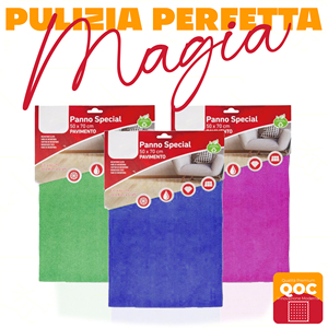 Panno in microfibra 50x70cm per la pulizia istantanea di tutti i tipi di pavimento - Product Image 2