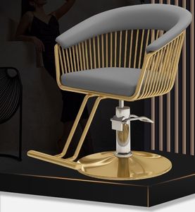 Prix d'usine, vente en gros de mobilier de salon, fauteuil de coiffure en acier inoxydable, fauteuil de salon inclinable, hydraulique, réglable en hauteur - Product Image 2