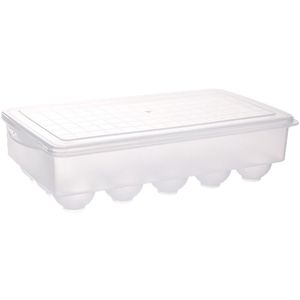 FaSoLa Egg <b>Storage</b> <b>Box</b> 15 Compartments With Lid <b>Stackable</b> Kitchen Food Container Transparent For Freshness - Product Image 5