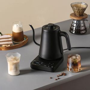 Bouilloire électrique à col de cygne 1200W, 1L, à bec fin, avec contrôle de la température, pour café et thé - Product Image 4