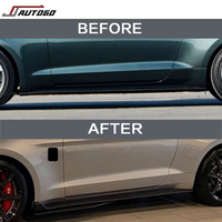 Kit carrosserie pour Ford Mustang 2015-2017 – Amélioration vers GT500 : Pare-chocs avant et arrière, calandre, diffuseur, sorties d'échappement, jupes latérales, lèvre avant