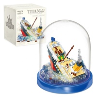 Nouveauté MOYU 97091 Blocs de construction créatifs en ABS, ensembles d'ornements de flacon Titanic, modèle de construction, jouet éducatif, cadeau, échelle 1:1