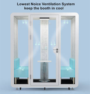 Boîte insonorisée portable <span class=keywords><strong>Cabine</strong></span> vocale de <span class=keywords><strong>studio</strong></span> de <span class=keywords><strong>cabine</strong></span> portable de co-working - Product Image 6