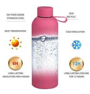 Botella de Agua con Aislamiento Térmico de Acero Inoxidable de 500 ml, Termo de Vacío, Gran Venta - Product Image 6
