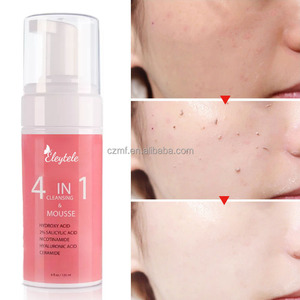 โฟมล้างหน้าล้างหน้าล้างหน้าล้างหน้าล้างหน้าแบบ4 in 1มูสซาลิไซลิกแอซิดทำความสะอาดล้ำลึกออร์แกนิกเกาหลีฉลากส่วนตัว - Product Image 2