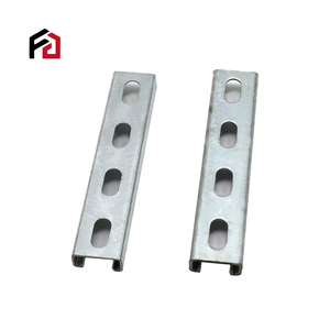 41*41/41*21 một mặt đấm strut kênh C hình thép nhúng nóng kênh thép mạ kẽm HDG unistrut C strut kênh - Product Image 5