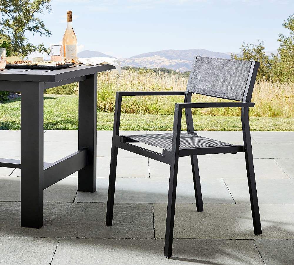 metal dining table and dining chair set black printed outdoor dining table set
