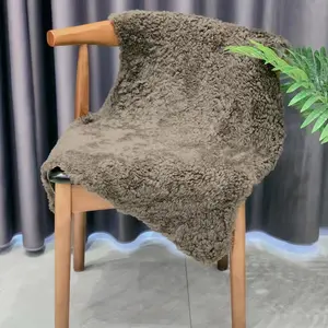 Hina-funda de piel de oveja para muebles, proveedor de fundas holesale