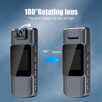 Mini caméra 4K HD avec vision nocturne, caméra DV pour vélo, moto, sports, enregistreur de conduite, caméra d'action portable pour vlog, voyages en plein air