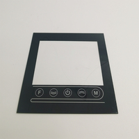 Panel de vidrio templado impermeable IP65 para termostato táctil inteligente-Panel de control antihuellas con dureza 9H