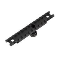 Adaptateur tactique de montage sur rail de lunette de chasse à 12 emplacements avec poignée de transport haute, accessoires pour lunette de chasse