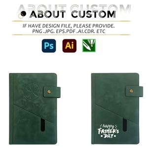 Carnet en cuir A5 avec logo personnalisé, 200 pages, 100 cahiers pour hommes et femmes, pour le travail, l'école, les voyages, le journal quotidien - Product Image 2