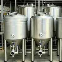 Fût de Fermentation en Acier Inoxydable pour Brassage Domestique, Fût de Fermentation Pilot, Fût de Brasserie et Cuve de Brassage Personnalisables 20L 30L 50L 100L 120L 150L 200L