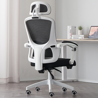 Chaise de bureau moderne en tissu maillé 2024 avec base pivotante réglable en hauteur pour usage commercial