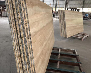 Losa de Travertino Romano Gris de Alta Calidad TMZ, 18 mm de Grosor, Forma Personalizable, Pulida, para Pisos, Paredes y Mesas de Grandes Villas - Product Image 4