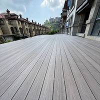 Nouvelle technologie chinoise WPC, planches de terrasse en composite bois-plastique 3D embossées, terrasse WPC pour extérieur