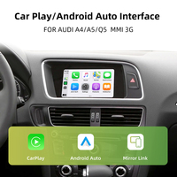 Actualización de Pantalla Original Rhythm para Vehículos Audi A4 A5 Q5 2008-2018, Adaptador Inalámbrico Carplay MMI 3G, Interfaz Multimedia de Video