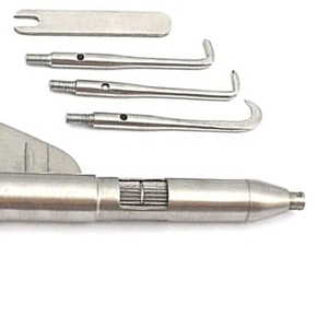 Instrument dentaire de retrait de couronne, outil manuel réutilisable en acier inoxydable pour traitement clinique et procédure orale, couronne dentaire - Product Image 5