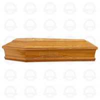 Ataúd de Estilo Europeo con Certificación FSC, Tamaño Personalizado, Fábrica de Origen Shandong, Marca SDD Tmallwood, para Uso en Funerarias