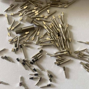 Poste de tornillo <span class=keywords><strong>dental</strong></span> de acero inoxidable chapado en oro o recubierto de titanio - Product Image 5