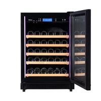 Système de refroidissement pour vin, frigo connecté 24 ", 46 bouteilles, avec compresseur à charnière droite