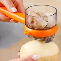Verdikte Multifunctionele Dunschiller Met Opbergdoos, Groente-En Fruitschiller, Keukenspecifiek Draagbaar Dunschiller
