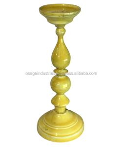 Bougeoir classique vert en fer, meilleur qualité, décoration de maison, plateau de TABLE, utilisation pour le jardin - Product Image 6