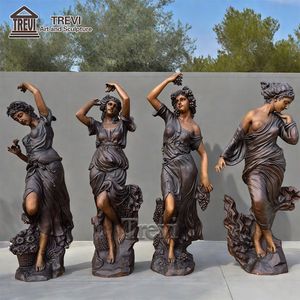 जीवन आकार क्लासिक धातु मूर्तिकला उद्यान कांस्य चार मौसमों देवी मूर्ति - Product Image 2